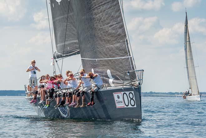 All-girl team on Tutima braving the light conditions - 2014 ORC World Championship © Pavel Nesvadba/Ranchi